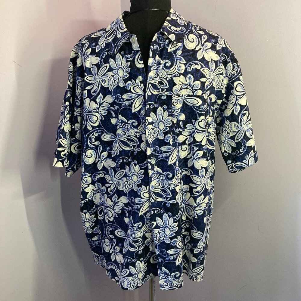 Club Hawaiian Shirt, Size L( Fits like an XL),Cotton